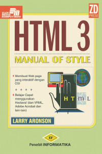 Image of HTML  3 MANUAL OF STYLE