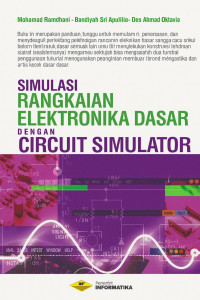 Image of simulasi rangkaian elektrronika dasar dengan circuit simulator