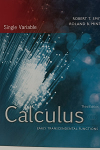 Image of Single Variable Calculus: Early Transcendental Functions